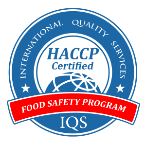 Kitchen Tresures HACCP certificate